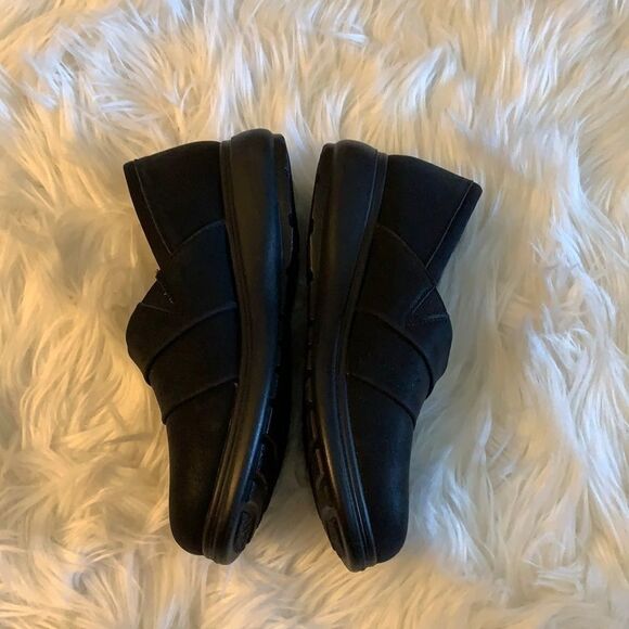 Size 7 1/2 Easy Street Comfort Wave black shoes NEW - Picture 2 of 6